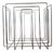 Paper Collector Magazine Rack in Chrome-Plated Steel by Willi Glaeser for TMP, Switzerland, 1989 For Sale