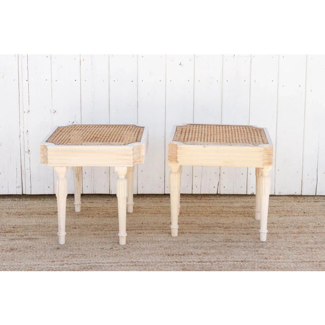 1990s British Colonial Plantation Side Tables, Pair For Sale - Image 5 of 11