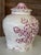 Cream Vintage Chinoiserie Handmade Ceramic Pagoda Lidded Jar With Raised Floral Motif For Sale - Image 8 of 11