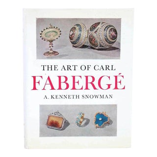Vintage The Art of Carl Faberge by A. Kenneth Snowman Book For Sale