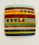Multicolor handmade Venetian Murano glass 6” plate. Vibrant colourful art glass Italian plate.