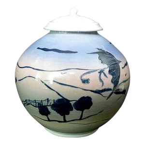 1978 Rex Fogt Signed Porcelain Lidded Jar Art Pottery Toledo Museum