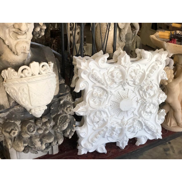 This is a beautiful plaster medallion that was salvaged out of the Hadid estate that was built by Mohamed Hadid father of...