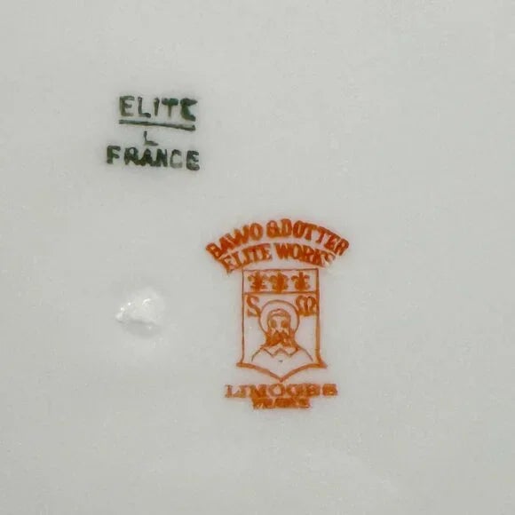 Early 20th Century Early 20th Century Elite Limoges Porcelain Platter For Sale - Image 5 of 5