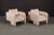Vladimir Kagan Post-Modern Channel Tufted Lounge Chairs, Attributed to Vladimir Kagan, 1980s - A Pair For Sale - Image 4 of 12