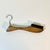 Wood Mid-Century Boho Chic Folding Travel Wood Hanger With Lint Brushes. For Sale - Image 7 of 14
