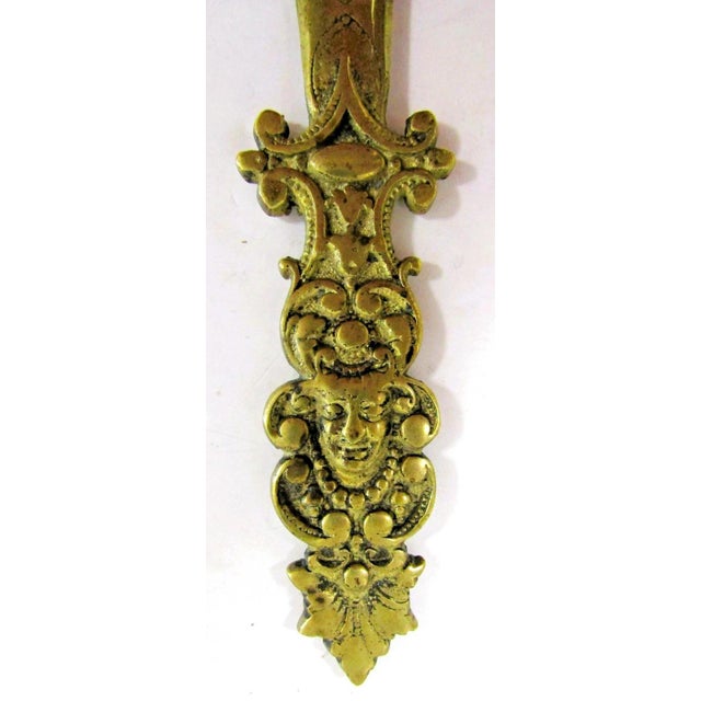 1930s 1930s Art Deco Belgian Arlequin Bronze Letter Opener For Sale - Image 5 of 7