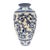 1980s Brazilian Cerâmica Luiz Salvador Hand-Painted Cobalt Blue Faience Vase For Sale - Image 4 of 13