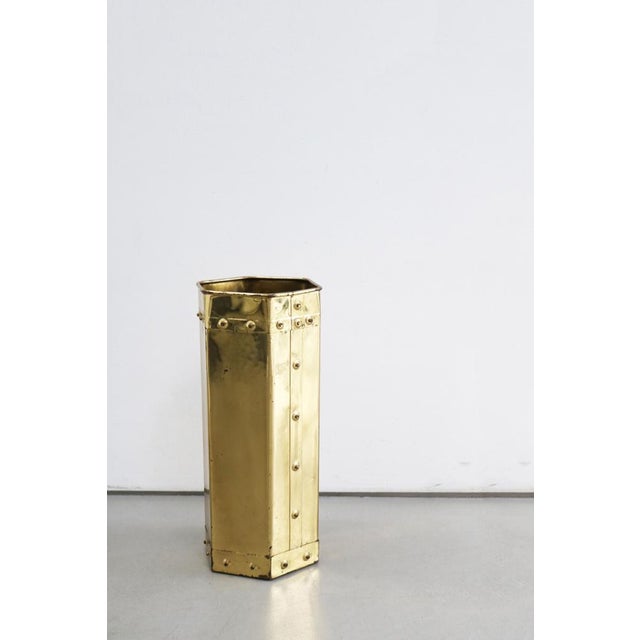 Mid-Century Modern Mid-Century Modern from Messing Schirmständer, Italy, 1960s For Sale - Image 3 of 7