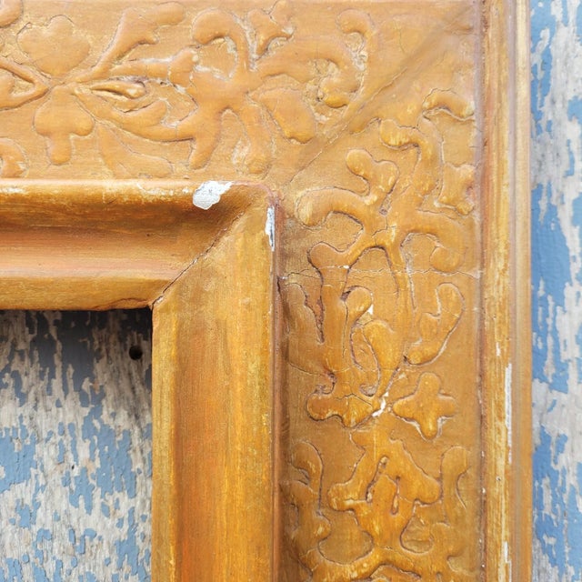 17th Century Style Lacquered Wooden Frame, Italy, Late 19th-Early 20th Century For Sale - Image 9 of 13