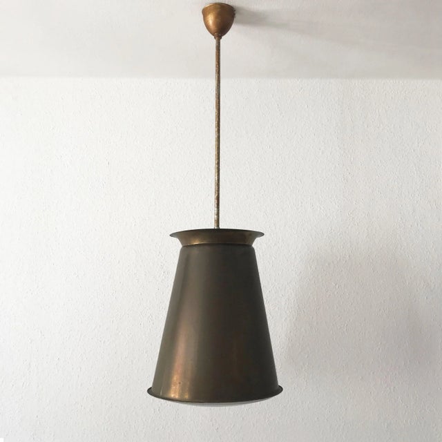 Vintage Modernist Pendant Lamp by Adolf Meyer for Zeiss Ikon For Sale - Image 9 of 18