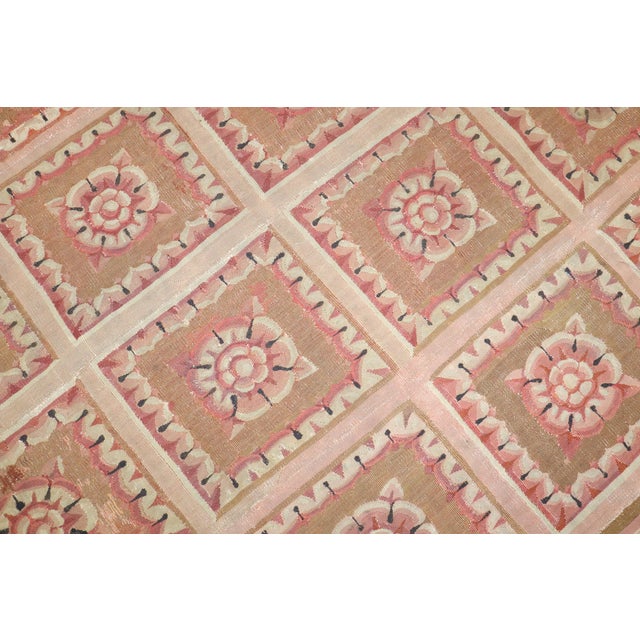 French Provincial 19th Century 18th Century Zabihi Collection French Aubusson - 5'6" x 7'4" For Sale - Image 3 of 12