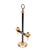 1940s Italian Brass Candleholder, 1940s For Sale - Image 5 of 11