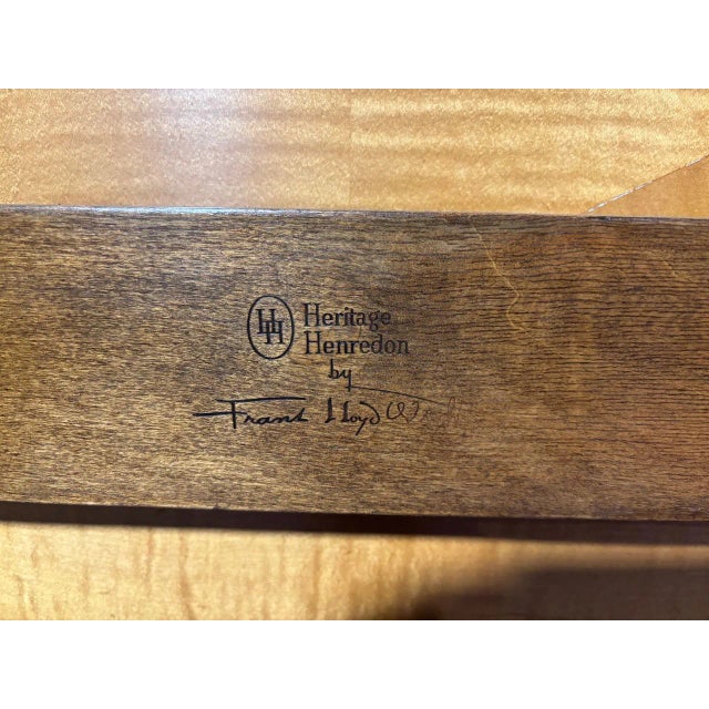 Frank Lloyd Wright Taliesin Mahogany Twin Headboard, 1950s For Sale - Image 9 of 11