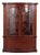 Baker Vintage Mahogany Bow Front China Cabinet For Sale