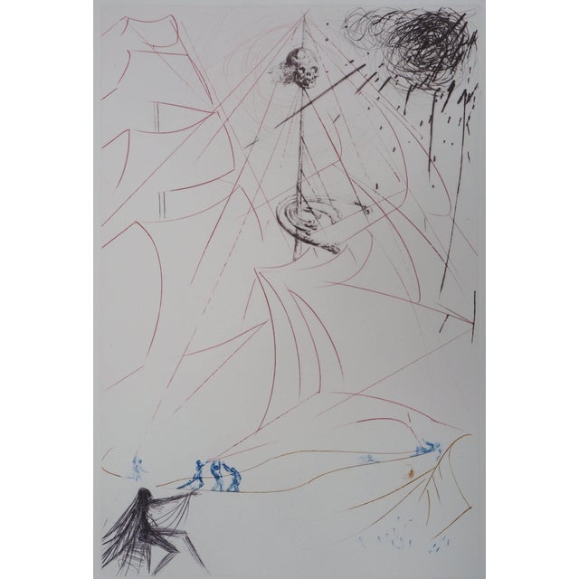 Salvador Dali, The Flying Dutchman, Original Engraving For Sale - Image 8 of 9