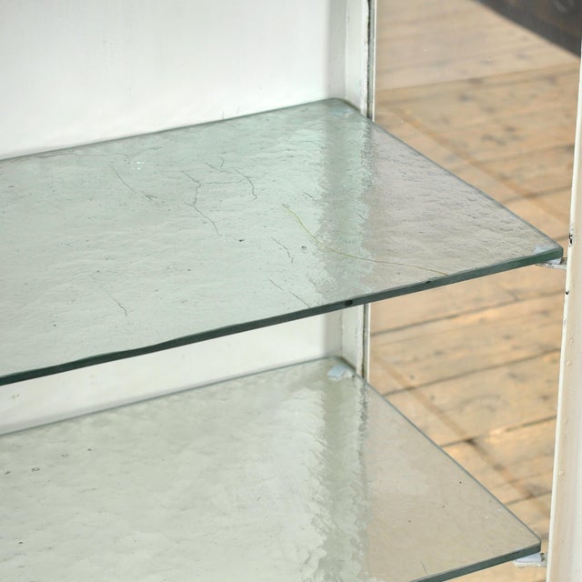 Glass Vintage Iron Medical Cabinet, 1930s For Sale - Image 7 of 12