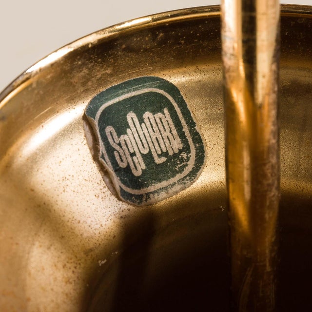 Vintage Geometric Brass Chandelier from Gaetano Sciolari, 1970s For Sale - Image 12 of 13