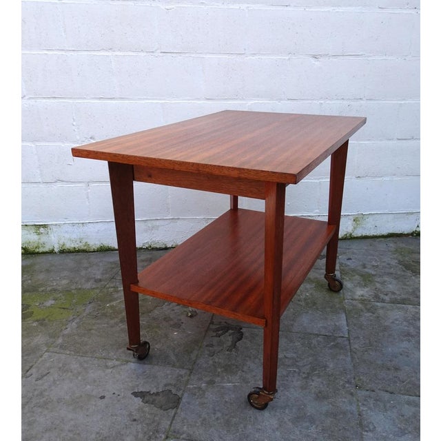 1950s Vintage Teak Serving Trolley, 1950s For Sale - Image 5 of 16