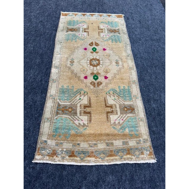 Turkish Yastik Rug 1'7" x 3'3" #24245 Explore a curated collection of hallway runners, wool rugs, and handmade...