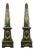 Ormolu Mounted Marble Obelisks - Pair For Sale