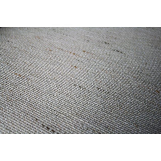 Danish Modern Dining Chairs in Afromosia and Knit Fabric - A Set of 4 For Sale - Image 11 of 12