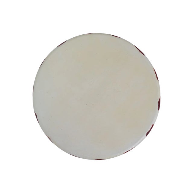 1970s 1970s Painted Stripe End Table For Sale - Image 5 of 5