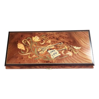 1990s Reuge Handmade Swiss Music Box, Plays Memory For Sale