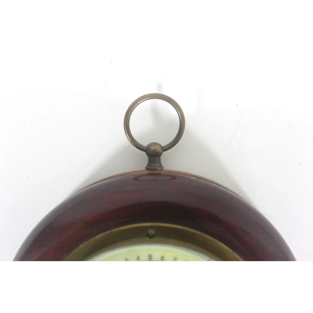 1950s Vintage German Barometer for on the Wall For Sale - Image 5 of 8