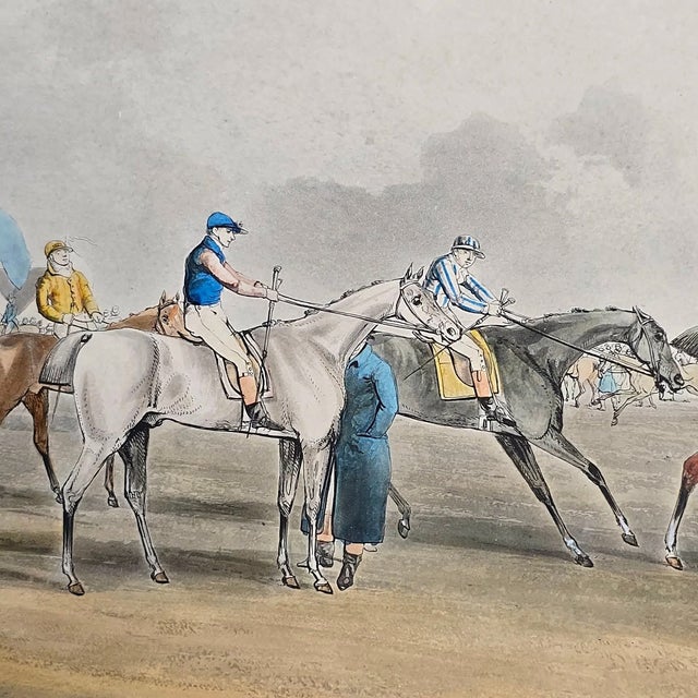 Henry Halken, Ascot Heat Preparing to Start, 1800s, Paper, Framed For Sale - Image 6 of 18