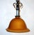 Antique Wrought Iron Glass Lamp from Koch U. Söhne, 1930s For Sale - Image 12 of 12