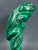 Gemstone Late 20th Century Handcarved Malachite Solid Stone Frog Sculpture For Sale - Image 7 of 12