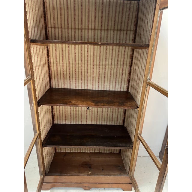 Antique Display Cabinets in Cherry Wood, 1800s, Set of 2 For Sale - Image 17 of 18