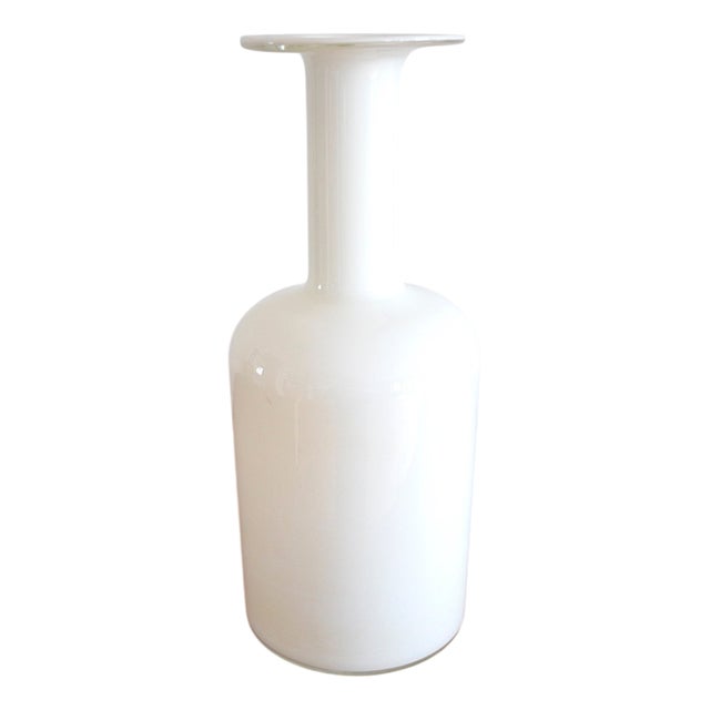 Floor Vase by Otto Brauer for Holmegaard, 1960s For Sale