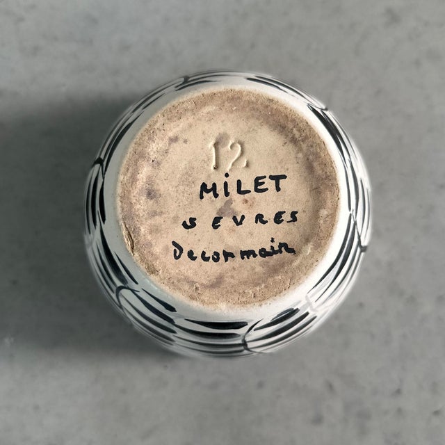 Vintage Flower Pot by Paul Milet, 1950s For Sale - Image 4 of 6