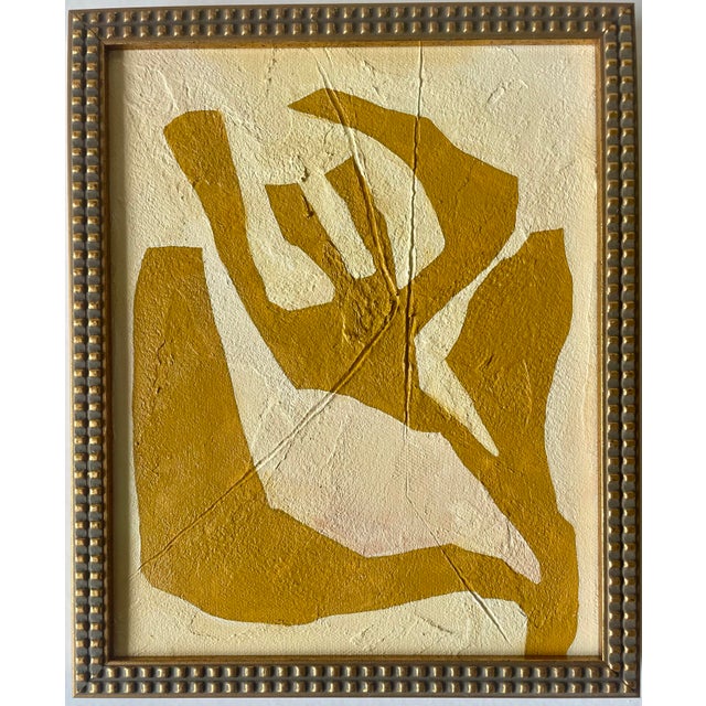 Contemporary Abstract Collection of Botanical Paintings on Canvas by r.k. Red - Set of Nine For Sale - Image 10 of 12