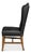 Top-grain leather covers winged backs that stand 46 inches high, giving these seats the scale of traditional host chairs....