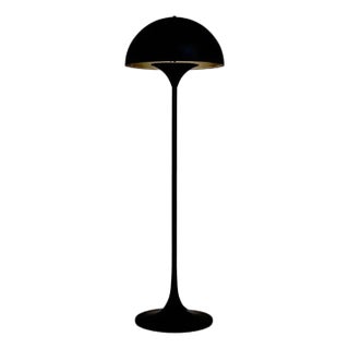Cataracta Floor Lamp, Black Iron For Sale