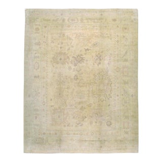 Galerie Shabab Collection Early 20th Century Turkish Oushak Room Size Carpet For Sale