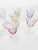 Gold 20th Century Italian Multicolored Art Glass Carafe and Glasses, Italy, Set of 8 For Sale - Image 8 of 13