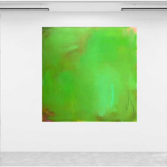 “Morning Glory” is an original abstract painting I created in oil on linen canvas. My work explores gesture, atmosphere,...
