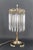 Boho Chic Bronze Lamp with Glass Pendants by Hector Guimard, 1890s For Sale - Image 3 of 18