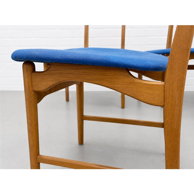 1960s Set of 6 Mid Century Modern Danish Teak Dining Chairs by Farstrup Møbler, 1960s For Sale - Image 5 of 10