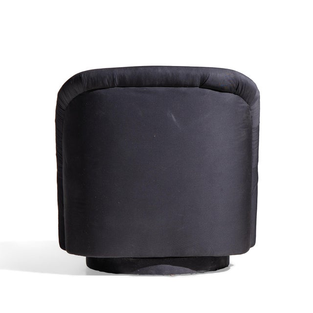 Vladimir Kagan for Directional Mid Century Swivel Lounge Chair For Sale In Chicago - Image 6 of 9