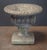 English Garden Stone Urn or Planter Pot on Square Plinth Base For Sale - Image 4 of 10
