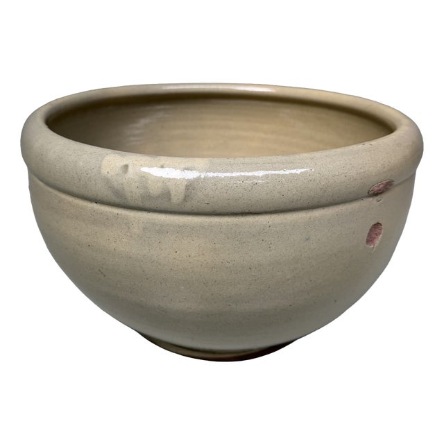 Vintage Japanese Earthenware Bowl, 1920s For Sale