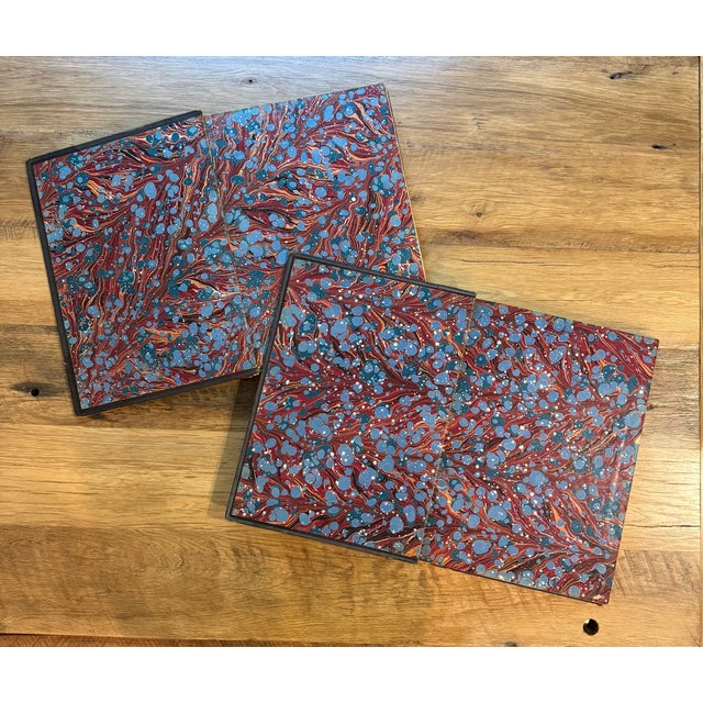 1879–1882 Leather Hardcover Books Art Amateur Bound Journals by Montague Marks – Set of 2 Deluxe Volumes For Sale - Image 11 of 14