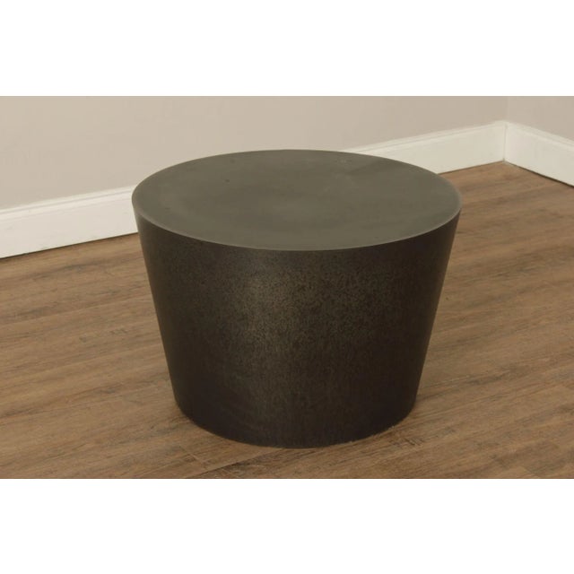 High Quality Vintage Patinated Steel Drum Coffee Or Side Table