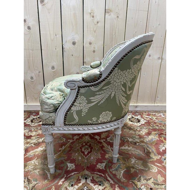 Small Louis XVI Style Children's Shepherdess Chair For Sale - Image 5 of 7