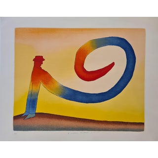 Jean Michel Folon, Untitled, 1970, Lithograph For Sale